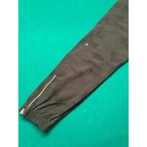 Lululemon Pants Men Small Gray Heritage 365 Camo Surge Jogger Ankle Zip Training